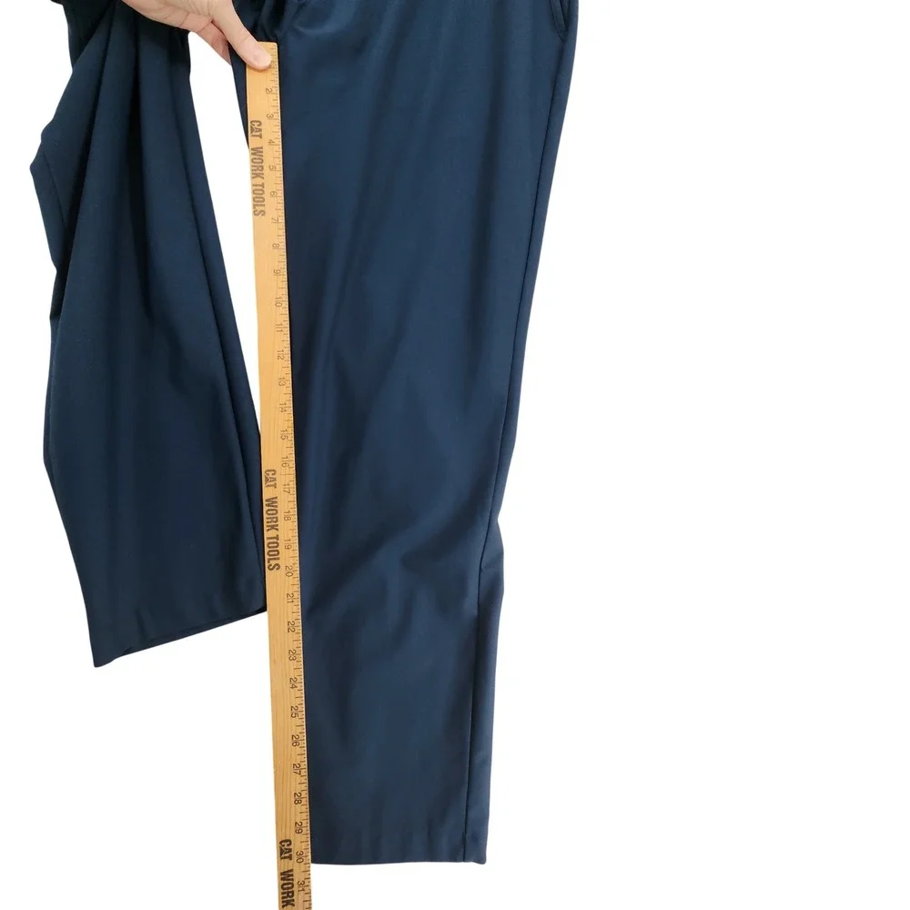 Adidas Golf Pants 38x32(30) Mens Navy Blue‎ Recycled Performance Tech Athleisure